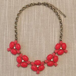 Acetate Statement Necklace | Neon Pink | 18” Adjustable